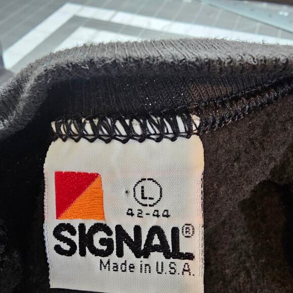 Vintage Oklahoma State University Sweatshirt Mens Large Black 80s OSU Cowboys - Picture 7 of 8